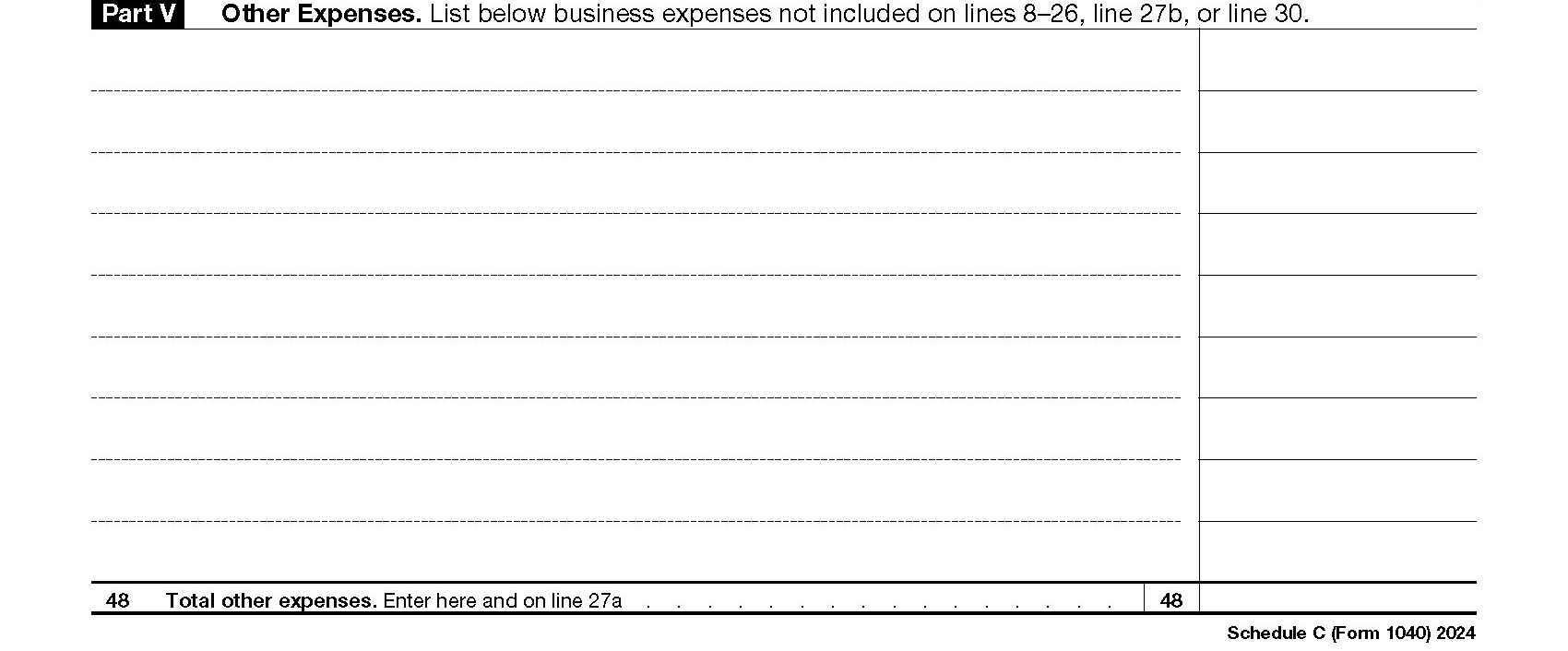 irs schedule-c part 05 example