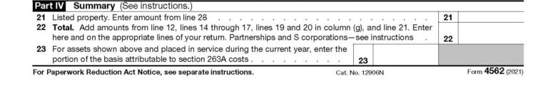 How to Complete IRS Form 4562