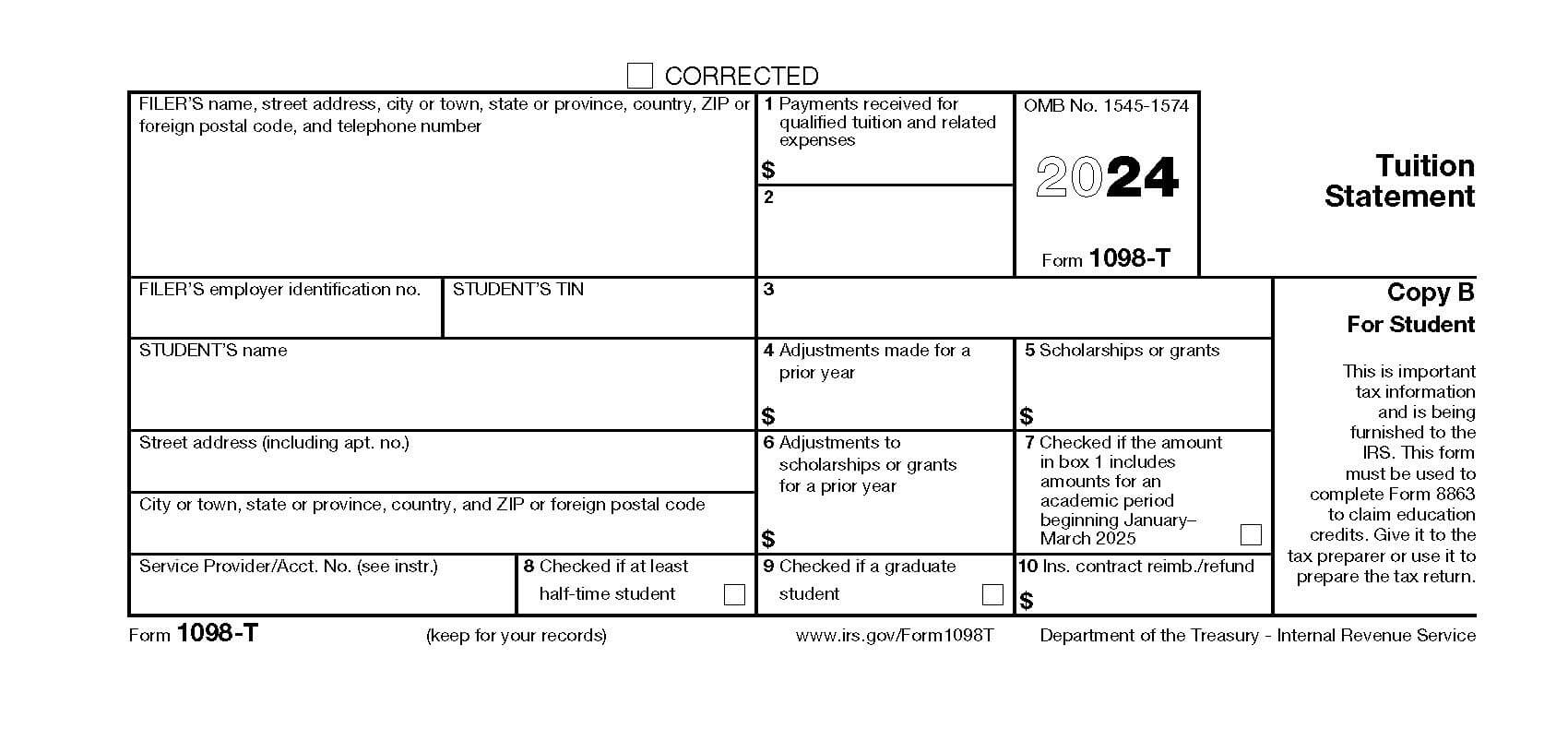 form 1098t